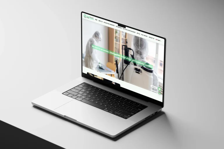 تصميم موقع شركة SafeGuard Pest Control الكندية