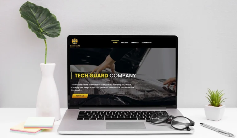 تصميم موقع شركة Tech Guard الكندية